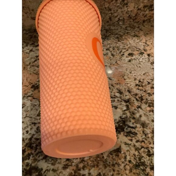 Modern Expressions Monogram "G”Tumbler 20oz Studded Textured & Cup No Straw - Picture 3 of 4